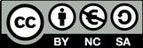 Logotipo Creative Commons Atribución/Reconocimiento-NoComercial-CompartirIgual 4.0 Internacional