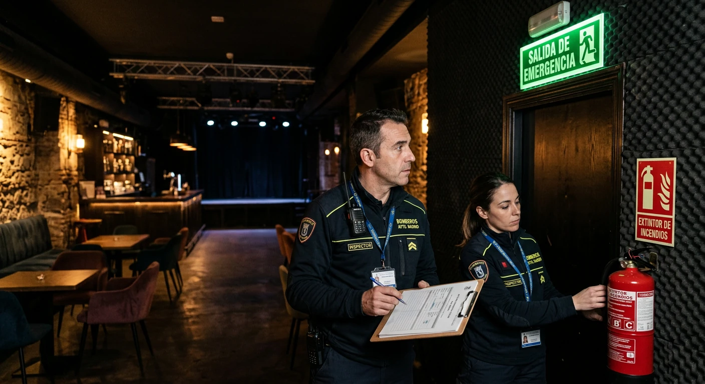 La pirotecnia, la seguridad y la responsabilidad en locales de ocio